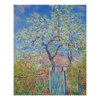 Arbre à poires en fleurs - Claude Monet