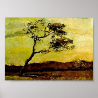 Poster Arbre à vent (F10) Van Gogh Art