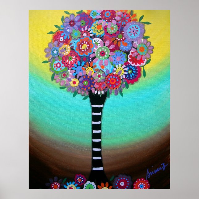POSTER ARBRE DE LA VIE DE L'ESPOIR (Devant)