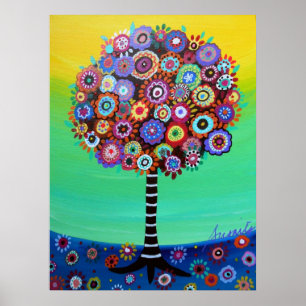 POSTER ARBRE DE LA VIE PAR PRISARTS