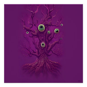 Poster Arbre de rêve hanté
