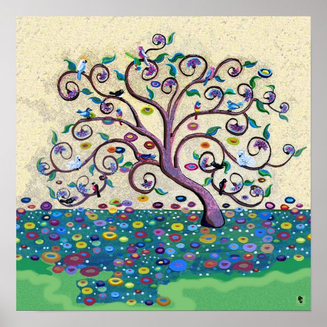 Poster Arbre de vie (Devant)