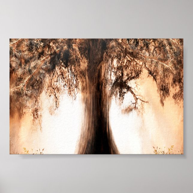 Poster Arbre de vie à Sunrise (Devant)
