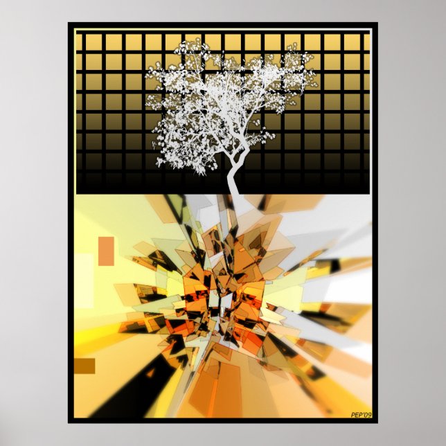 Poster Arbre d'or (Devant)