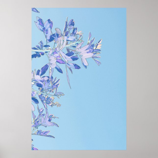 Poster Arbre Feuille Nature Poster minimaliste (Devant)