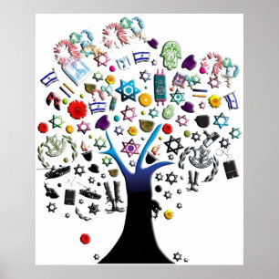 Poster Arbre Israël