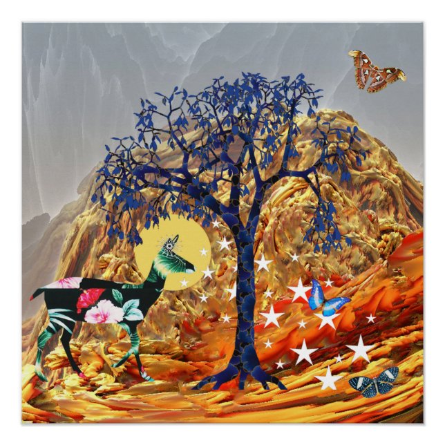 Poster Arbre magique (Devant)
