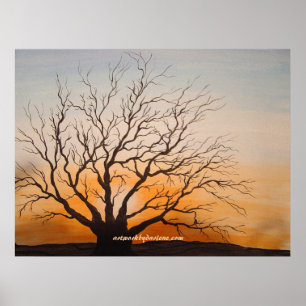 POSTER ARBRE MAUVAIS