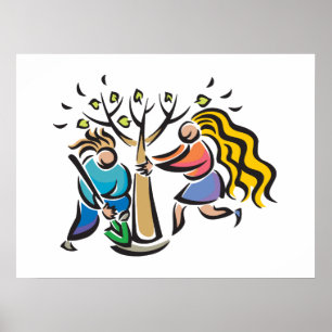 Poster Arbre plante A