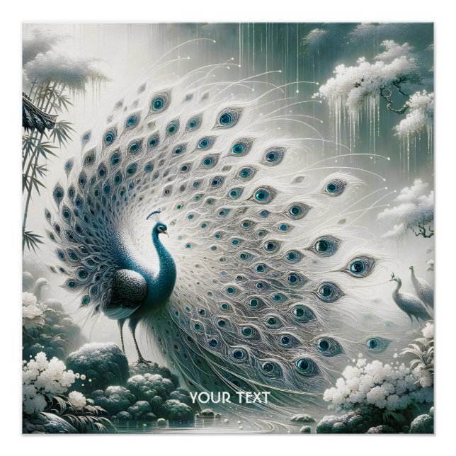 Poster Arbre pluviale Peacock Imaginaire mou (Devant)