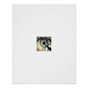 Poster Arbre Vortex de l'Œil Cosmique