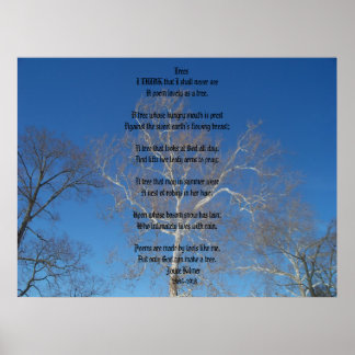 Poster Arbres