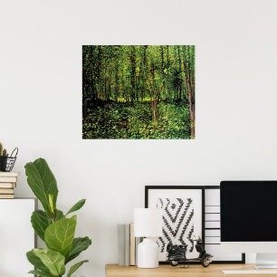 Poster Arbres et sous-bois par Vincent van Gogh