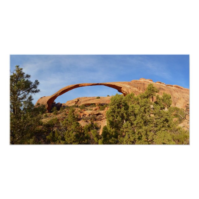 Poster Arc de paysage dans le parc national des Arches (Devant)
