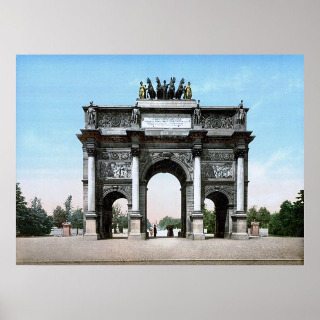 Poster Arc de Triomphe du Carrousel (Devant)