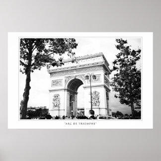 Poster Arc de Triomphe Imprimer