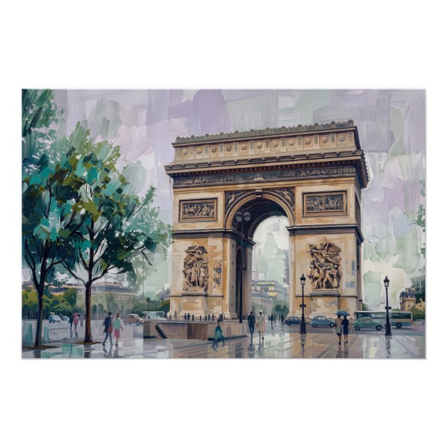 Poster Arc de Triomphe, Paris, France (Devant)