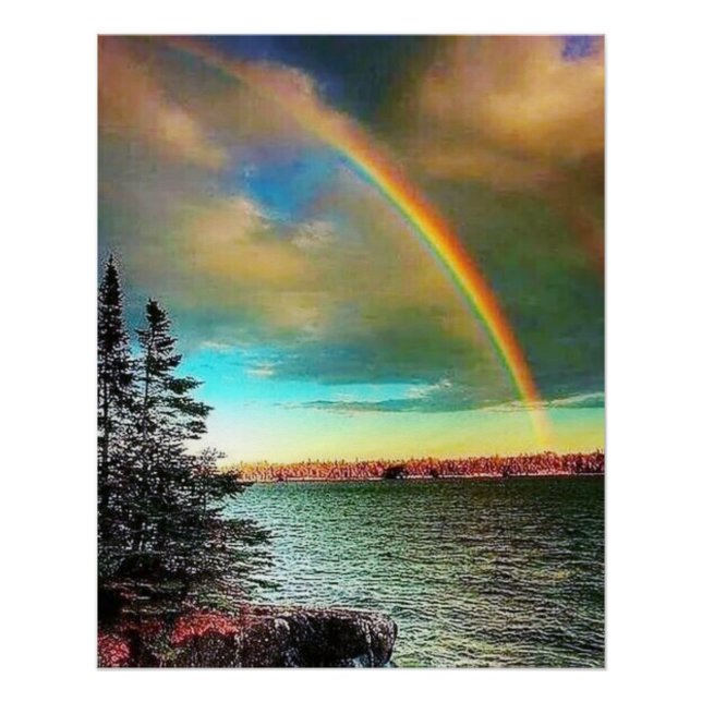 Poster arc-en-ciel (Devant)