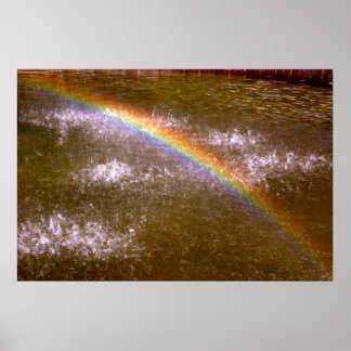 Poster Arc-en-ciel de la Fontaine