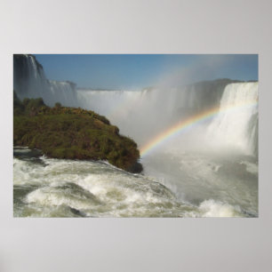 Poster Arc-en-ciel des chutes d'Iguaçu
