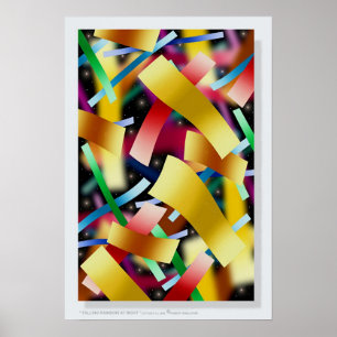 Poster "ARC-EN-CIEL EN BAISSE LA NUIT" par : Robert