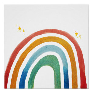 Poster Arc-en-ciel magique