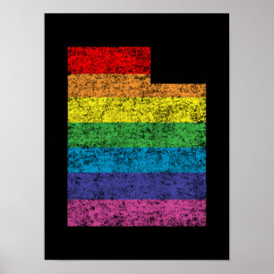 Poster arc-en-ciel utah