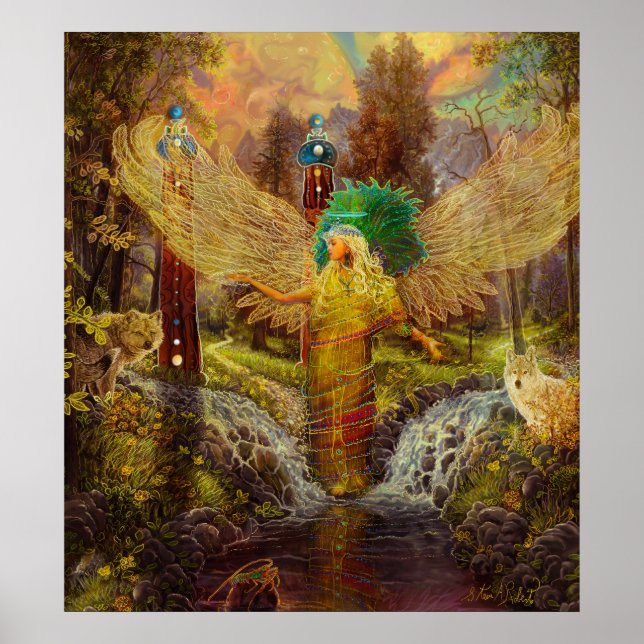 Poster Archangel Haniel (Devant)
