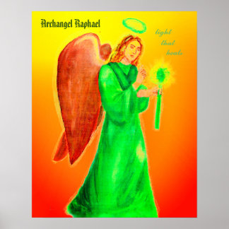 Poster Archangel Raphael 24"x24"