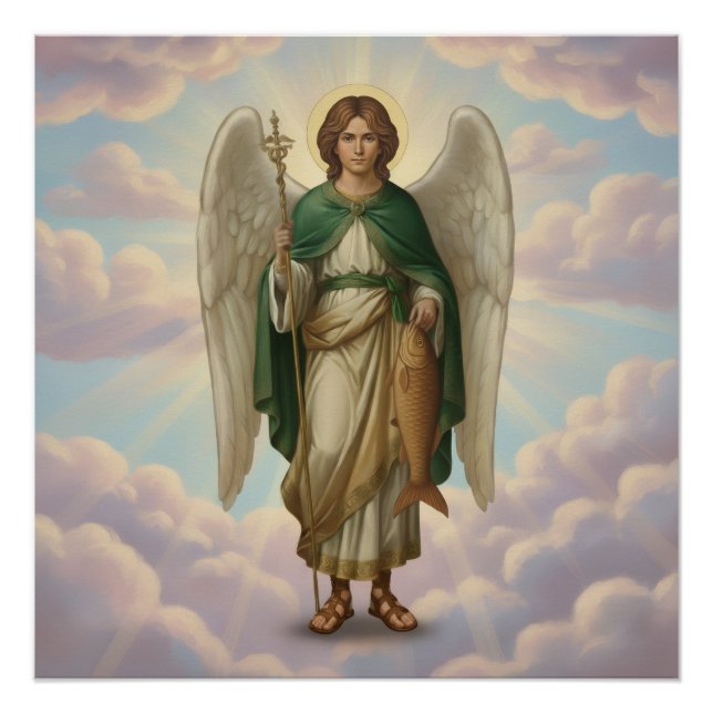 Poster Archangel Raphael Angel (Devant)