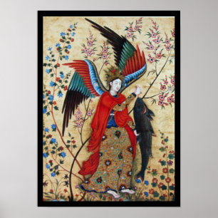 POSTER ARCHANGEL RAPHAEL ET LE POISSON