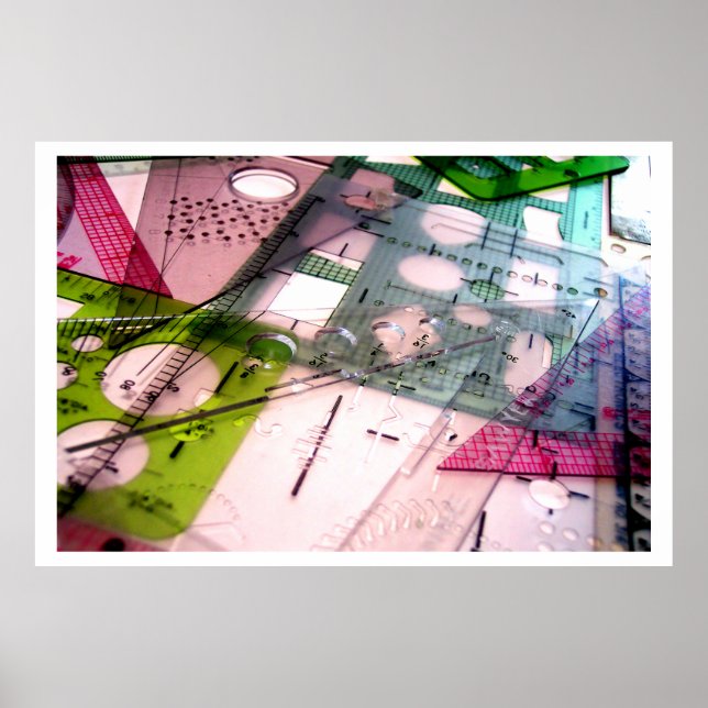 Poster architectes dessinateurs concepteurs outils affich (Devant)