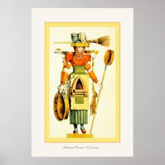 Poster Architecture Vivante ~ La Cuisiniere