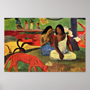 Poster Arearea Par Gauguin Paul (Qualité optimale)