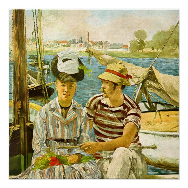 Poster Argenteuil Edouard Manet (Devant)