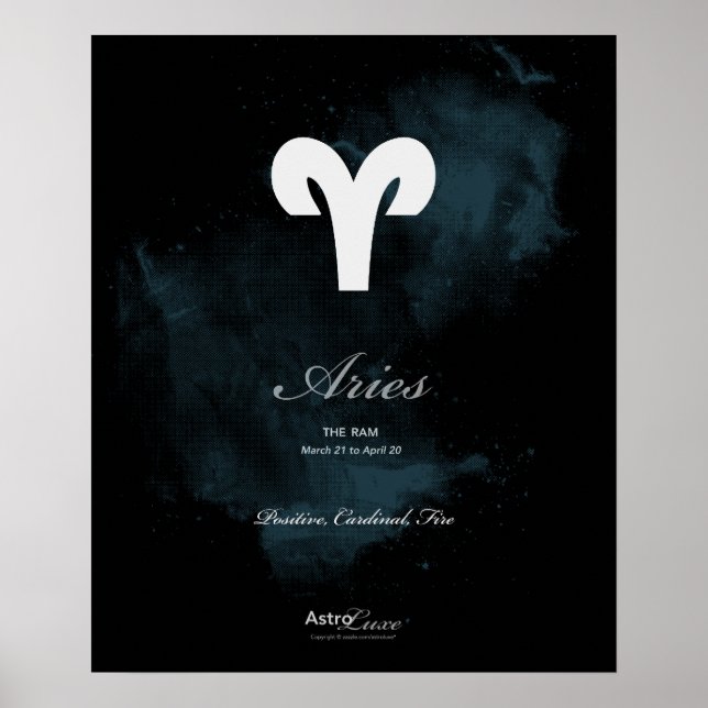 Poster Aries inverse (Devant)