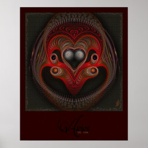 Poster Aries the Ram Abstract Art