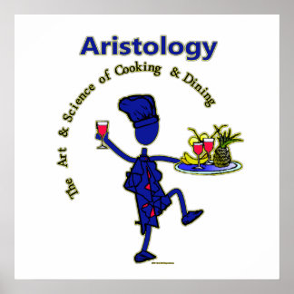 Poster Aristologie Gastronomie Art de Cuisine