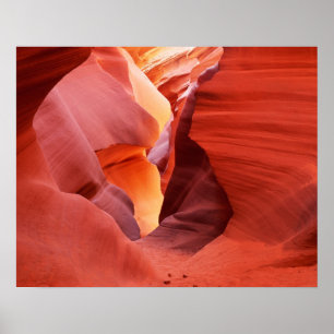 Poster Arizona, Nation Navajo, Bas Antelope Canyon,