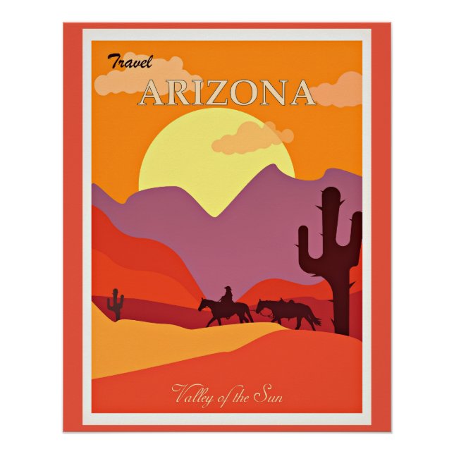 Poster Arizona Vallée du Soleil (Devant)