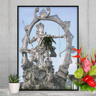 Poster Arjuna Statue