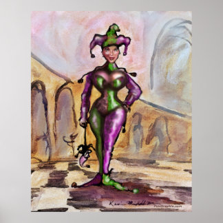 Poster Arlequin Jester