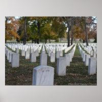 Arlington Cemetery Automne 2013 Headstones