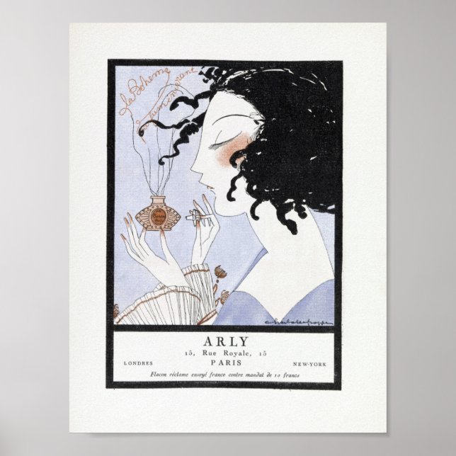 Poster Arly Parfum "La Bohème" (Devant)