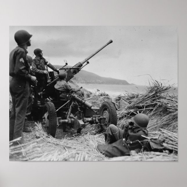 Poster Arme de combat Bofors AA (Devant)