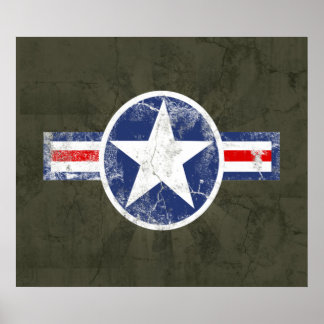 Poster Armée Air Corps Vintage