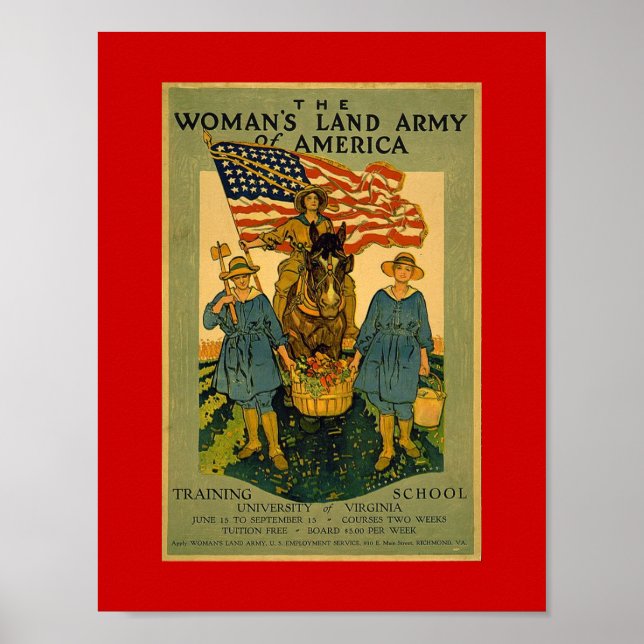 Poster Armée de terre féminine (Devant)