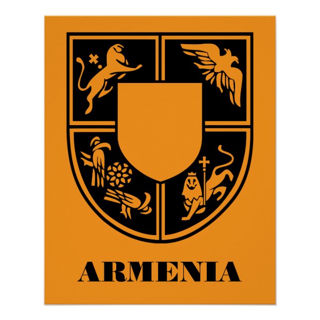 Poster Armenian State Emblem Musée d'Art Contemporain (Devant)