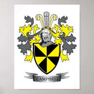 Poster Armoiries de Campbell Family Crest