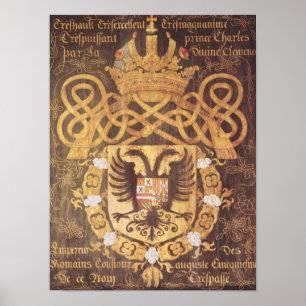Poster Armoiries de Charles V du 23e Chapitre